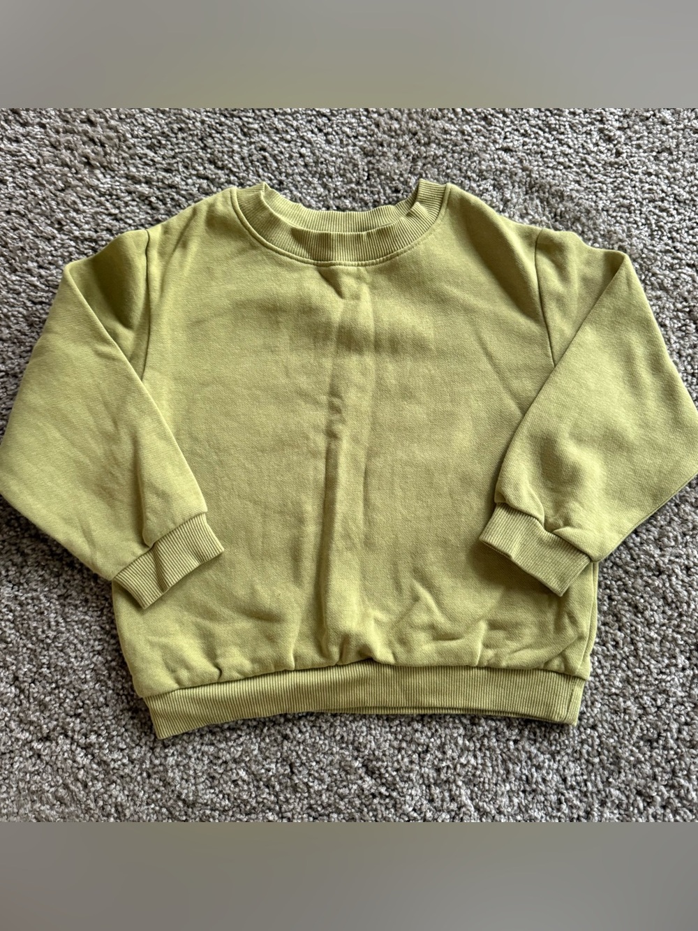 H&M Crewneck Sweatshirt in Olive